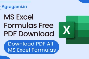Download MS Excel Formulas List PDF